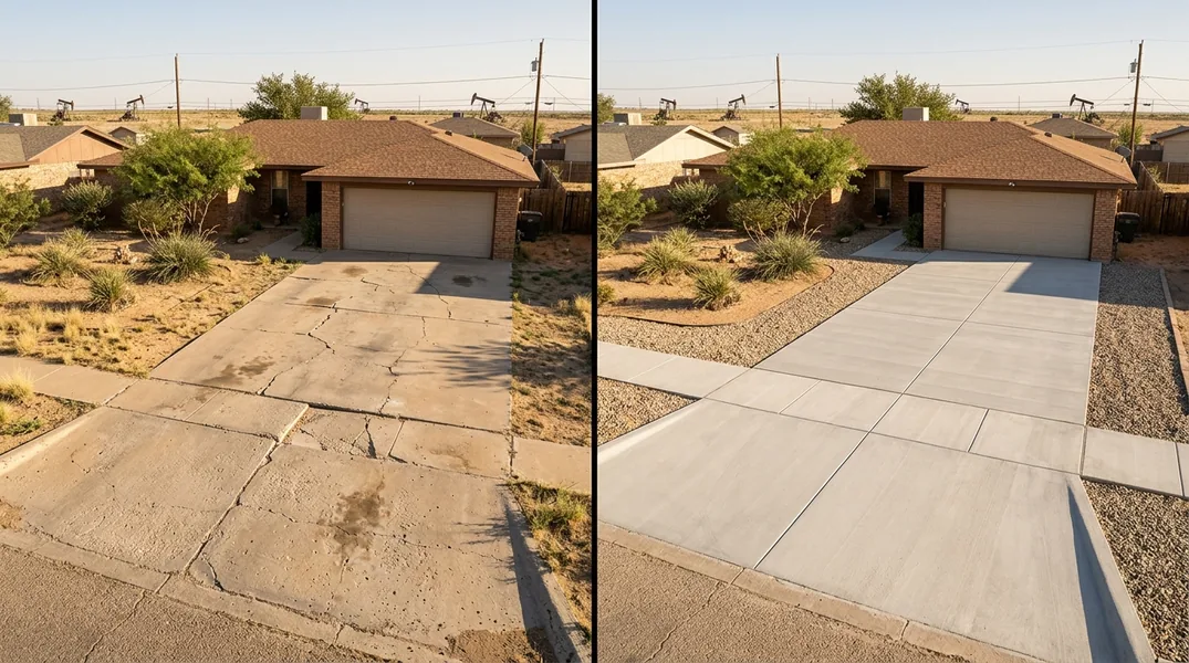 Result concrete in Odessa - Odessa Concrete Pros