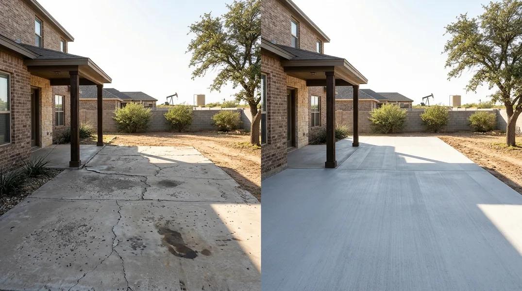 Result concrete in Odessa - Odessa Concrete Pros