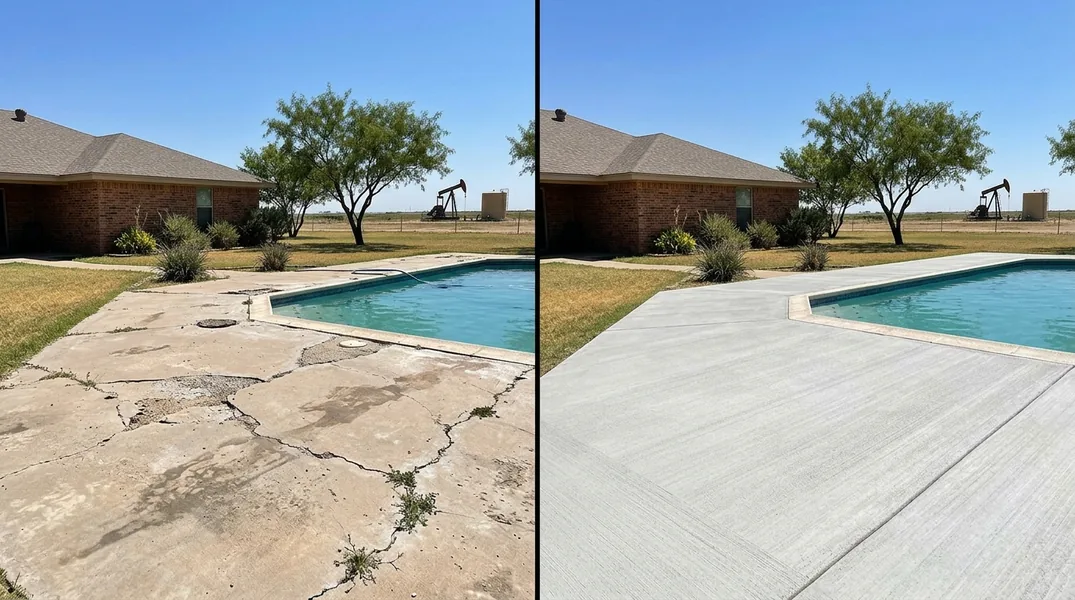 Result concrete in Odessa - Odessa Concrete Pros