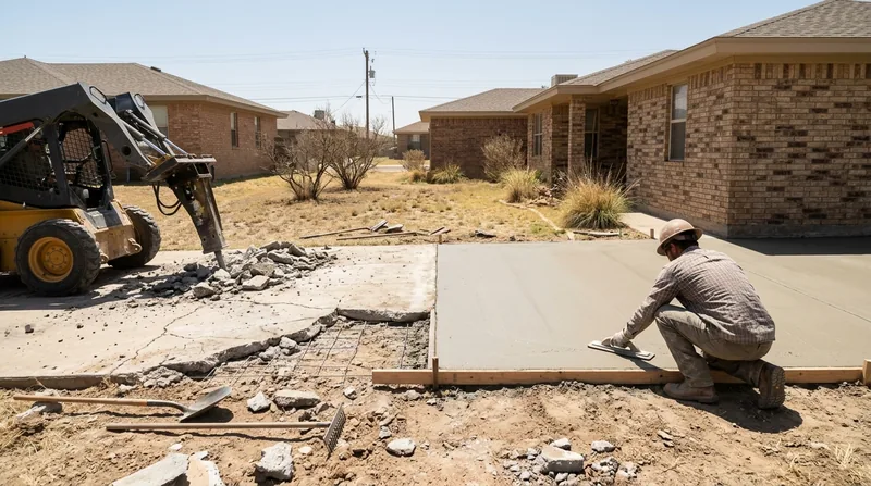 Concrete Removal & Replacement Odessa